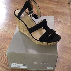 Super Cute Size 12 cork wedges!